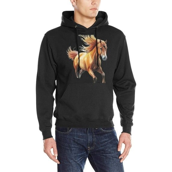 Hanmun Animal Ultimate Men Heavy Blend Hooded Sweatshirt Cotton Drawstring Long Sleeve Casual Fashion