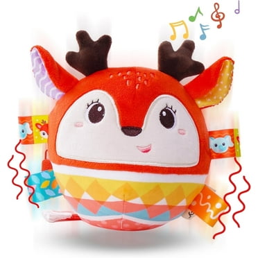 Hanmun Animal Baby Music Shake Dancing Ball Crawling Toys Learning Development 1 Year Old Birthday Gifts