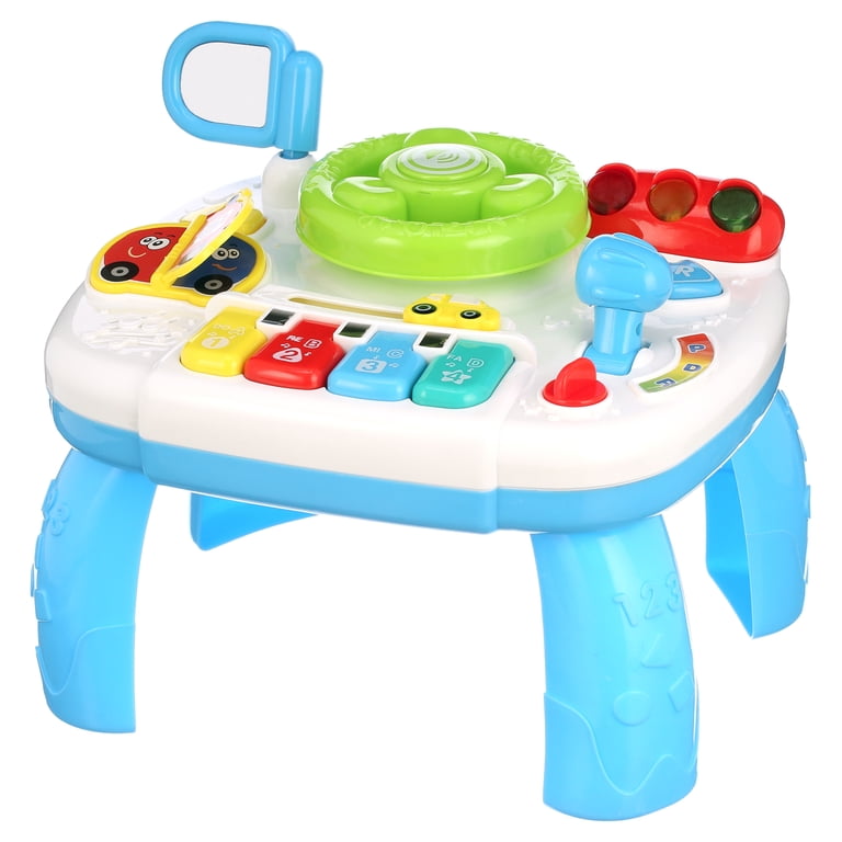 Hanmun 2 in 1 Baby Activity Musical Learning Table - Interactive