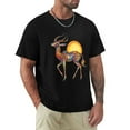 thumbnail image 1 of Hanmun Gazelle Men's Graphic Tees Print Vintage T-Shirts Short Sleeve Casual Size S-3XL USA, 1 of 9
