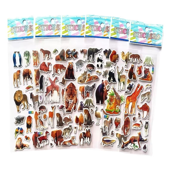 HannLk 10Sheets Textured PVC Sticker for Water Bottle Notebook Scrapbooking