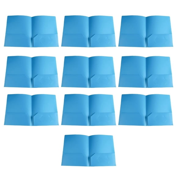 HannLk 10x/Set Two Pocket Folders Presentation Folder Letter Size Document Folder