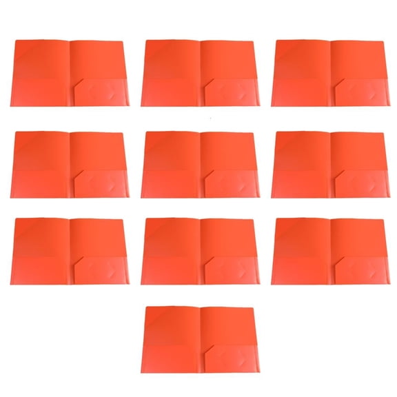 HannLk 10x/Set Two Pocket Folders Presentation Folder Letter Size Document Folder