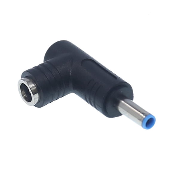 HannLk 1PC DC Power Converter Plug 5.5x2.5mm Female turn to 90 Degree Male Adapter