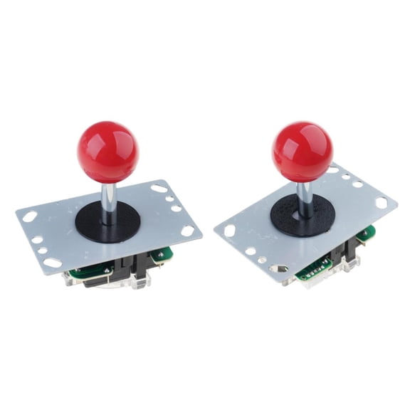 HannLk 2pcs 0 Delay Encoders Joystick Set Compact Designs for PC Gaming