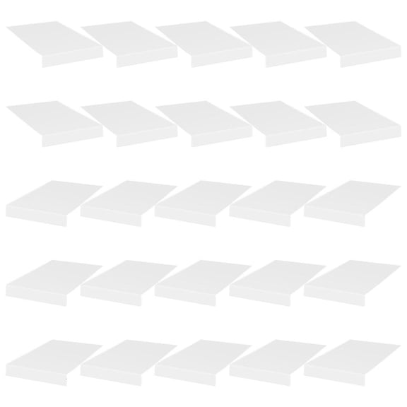 HannLk 30pcs Repositionable Clear Shelf Label Frames Stick Plastic Organizers