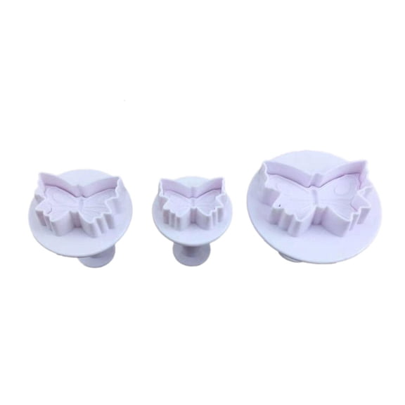 HannLk 3Pcs for Butterfly Fondant Cake Mold Cake Decorating Tools Baking Accessories