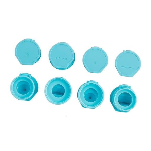 HannLk 4 Piece Kitchen Squeeze Bottle Cap Lid Replacement for Condiments Dispensing