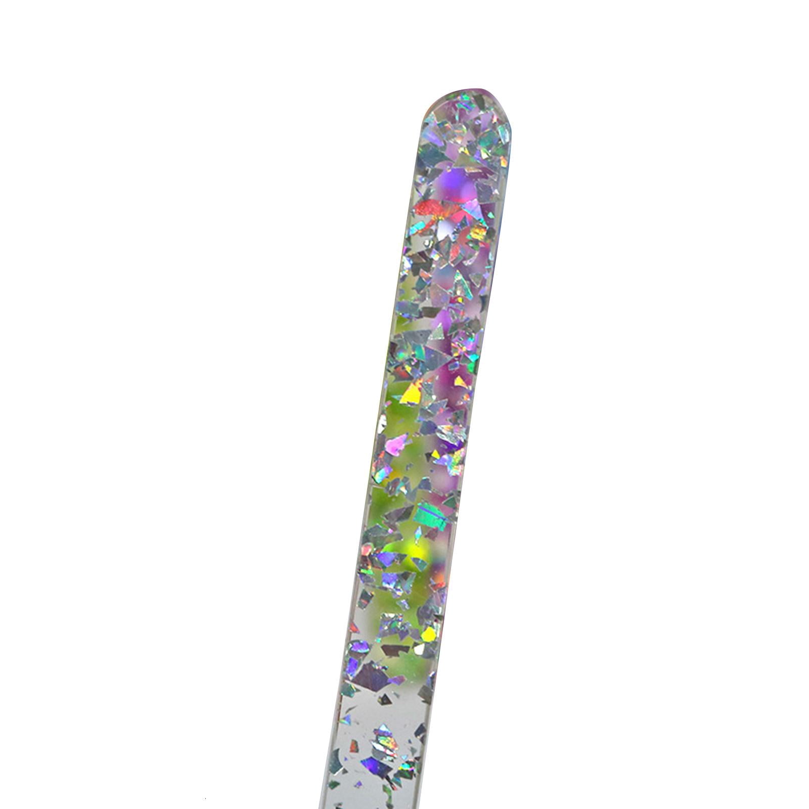 HannLk 50 pcs Reusable Multicolor Glitter Ice Cream Sticks Adorable Gifts Durable Use