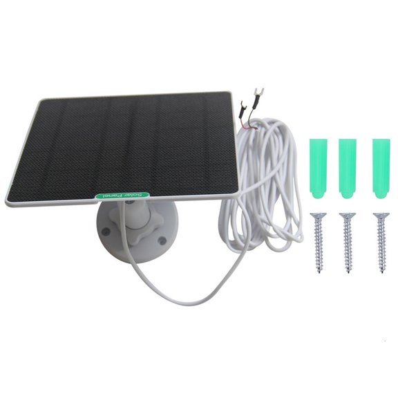 HannLk 5W Solars Charging Device For Garden Light Security Cameras Low Power Appliances ABS