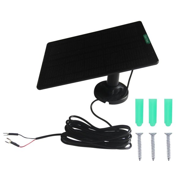 HannLk 5W Solars Charging Device For Garden Light Security Cameras Low Power Appliances ABS