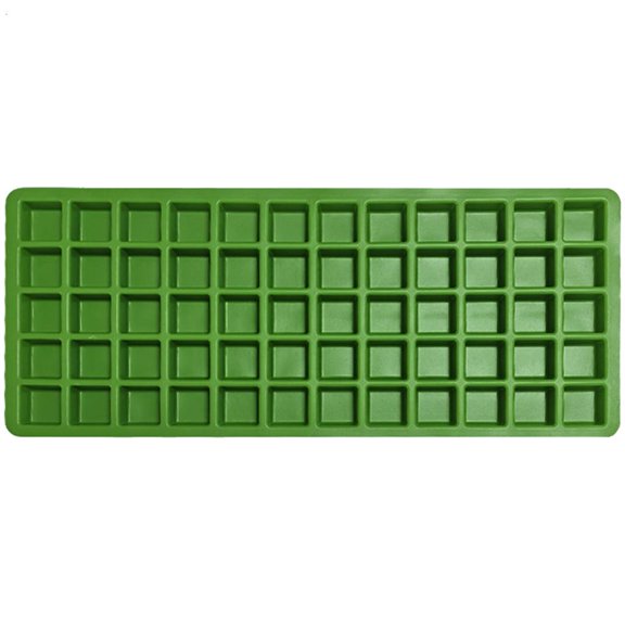 HannLk 60 Grid Ice Cubes Tray Silicone Molds for Cocktails Coffee Whiskeys Making