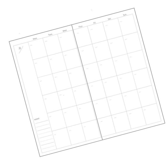 HannLk 60 Sheets Kraft Paper Journal For Daily Task Schedules Tracking Planning