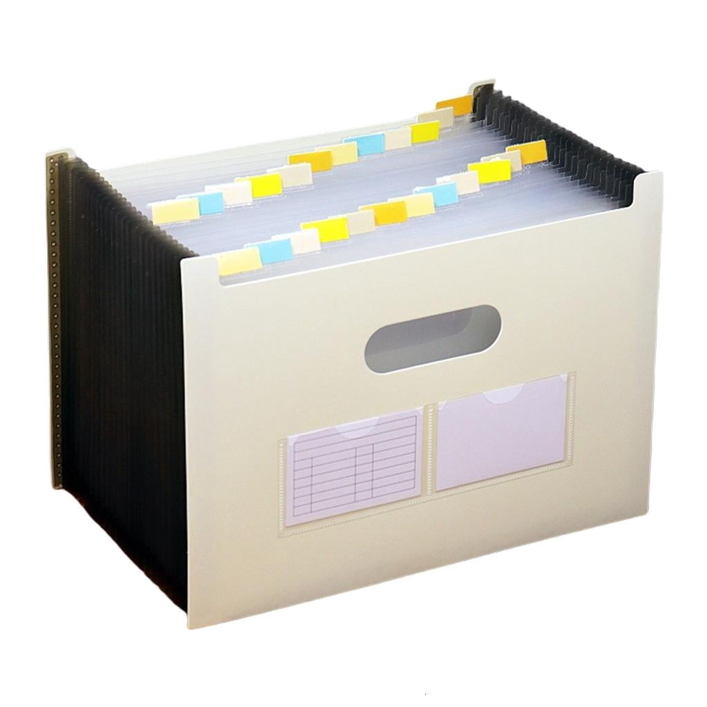 HannLk A 4 Multi-Layer File Organiser Accordions File Folder Expanding ...