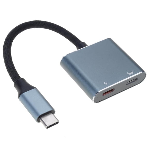 HannLk Aluminum USB C Converter 4K Support 100W Fast Charging Device Compatible