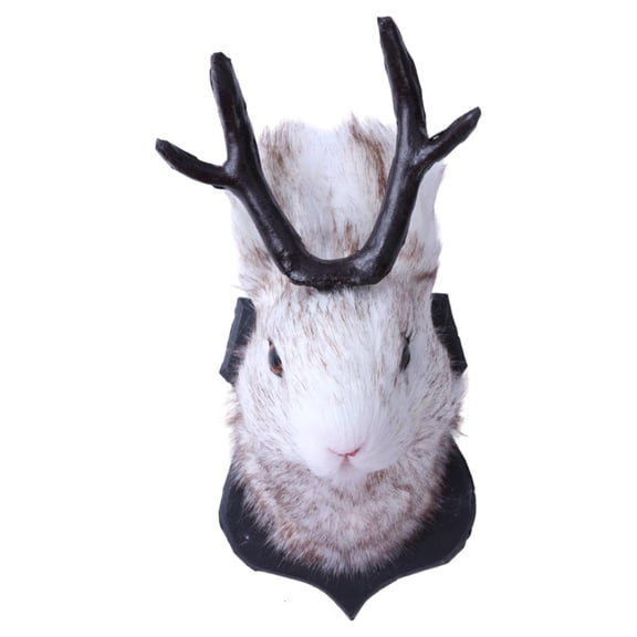 HannLk Antler Rabbit Head Wall Hangings Backdrops Decorations Lovely Ornament