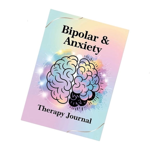HannLk Bipolar&Anxiety Therapy Journal For Emotional Care And Progress Tracking