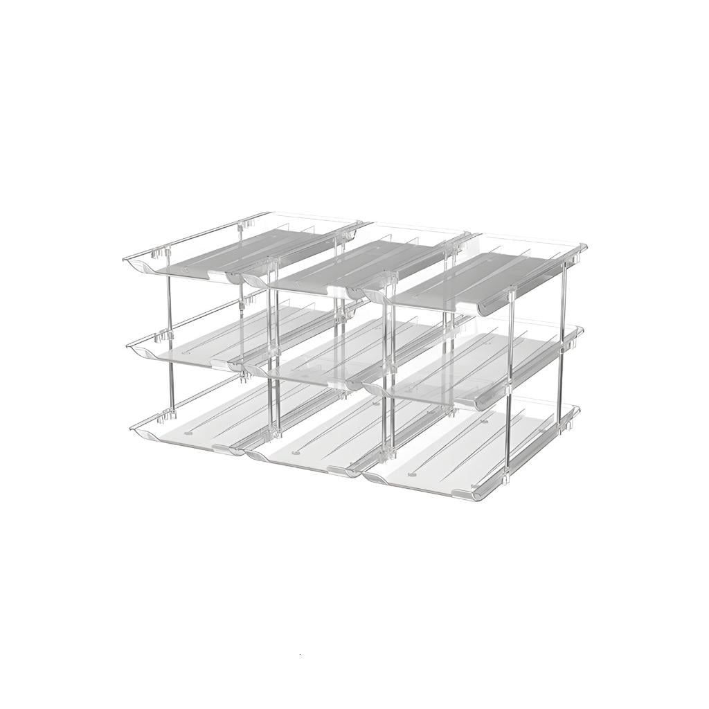 HannLk Can Rack Organizers For Fridge And Shelves Organization