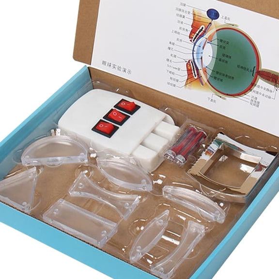 HannLk Classroom Ready Magnetic Optics Set Plastic Educational Lab Equipment