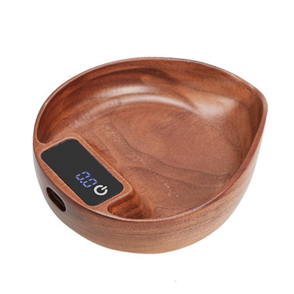 HannLk Coffee Scale Kitchen Scale Travel Scale Wood Texture for Coffee and Baking