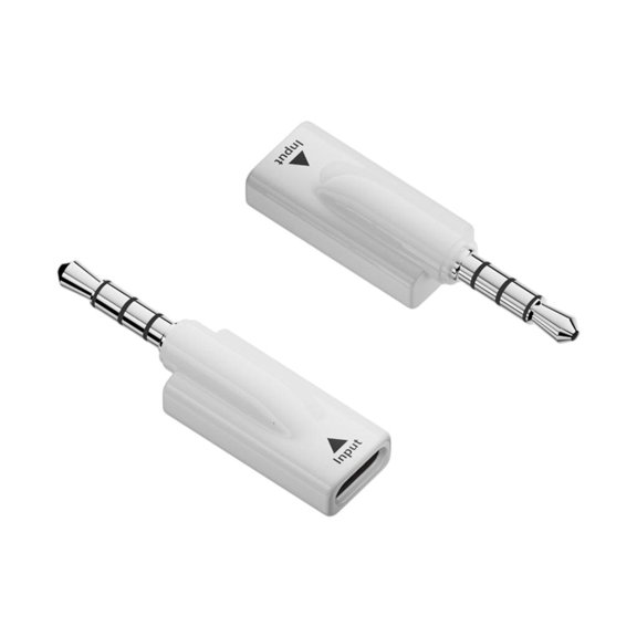 HannLk Compact 3.5mm Male To USB C Female Dongle Sound Converter Set Of 2Pcs