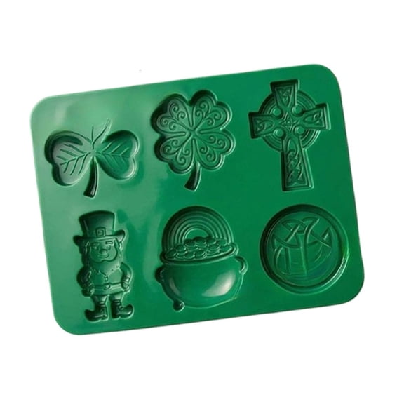 HannLk Creative Patricks Day Craft Mold Plastic Materials Handmade Chocolate Mould