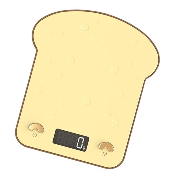 HannLk Creative Toast Shape Kitchen Wighting Scale for Precise Baking Measurements