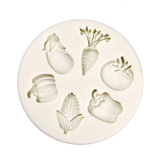 HannLk Cute Vegetable Shaped Silicone Mold for Making Candy, Candle, Chocolate