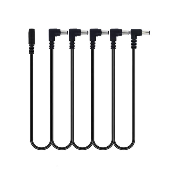 HannLk Daisy Chain Cable 1 To 5 Way 9V Adapter Power Cord Guitar Effect Pedal