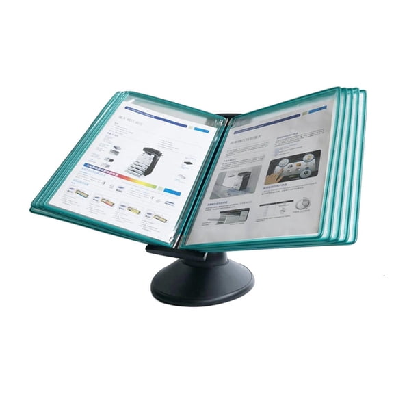 HannLk Desk Reference Organizers with Base for Laboratory Document Display Stand