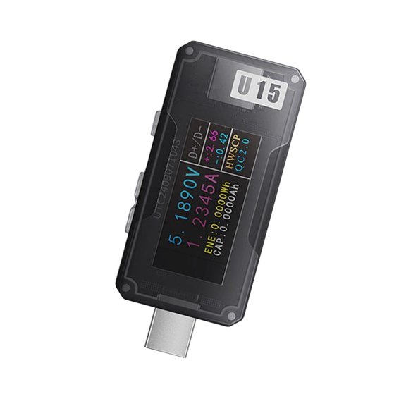 HannLk Digital Chargers Analyzers For Smartphones Displays Real Time Voltages Current