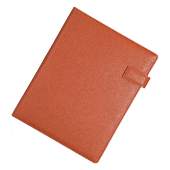 HannLk Document Organiser Magnetic Closure Multiple Pockets Conference Folder with Writing Board for Office