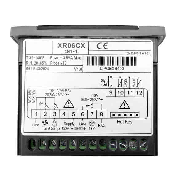 HannLk Double Probe Temperature Controller For Commercial Freezers Compact Refrigerators