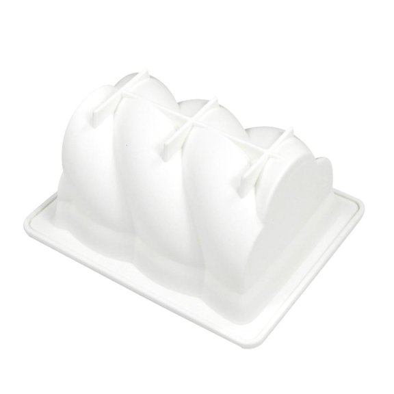 HannLk Dough Twists Shape Silicone Molds Chocolate Molds Mousses Cake Baking Tool