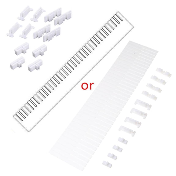 HannLk Drawer Dividers, Drawer Divider Organizers 5PCS DIY Plastic Grid Adjustable