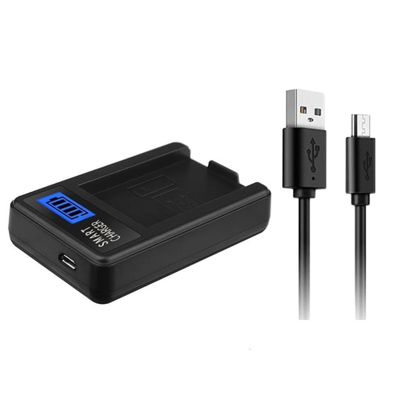 HannLk EN-EL9 EN EL9A Battery Charger Pack for D40 D40X D60 D3000 Cameras