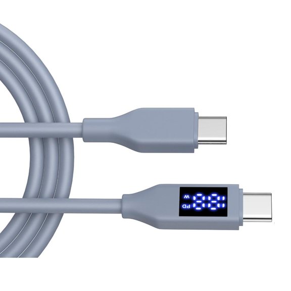 HannLk Fast Charging 60W USB C To USB C Cable Silicone Data Wire Line Long Time Use