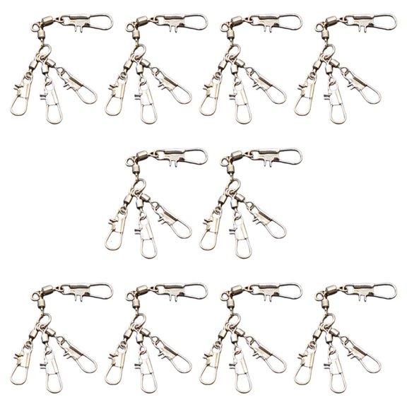 HannLk Fast Tackle Change Snap Link with Turning Joint for Fishing Use