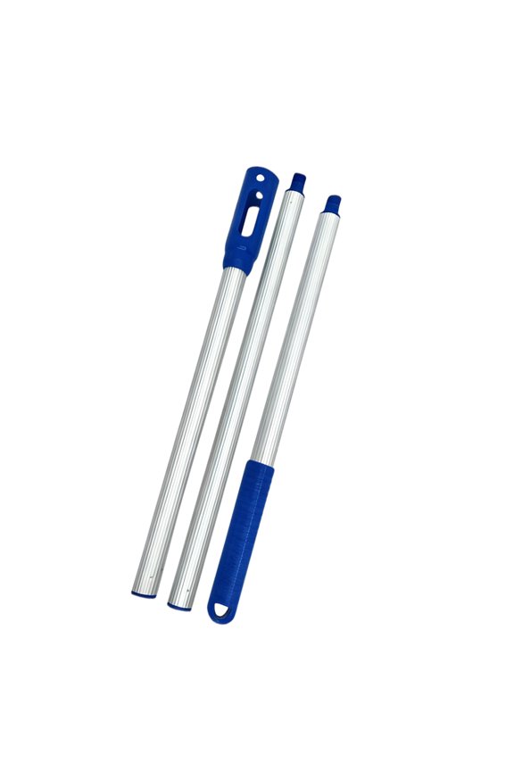 Flexible Length Aluminum Pool Cleaning Rod Poles Easy Install Telescopic Design