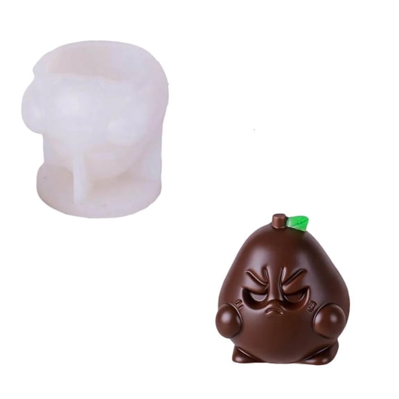 HannLk Flexible Silicone Pear Mousse Mould For Baking Easy Releases Kitchen Tool