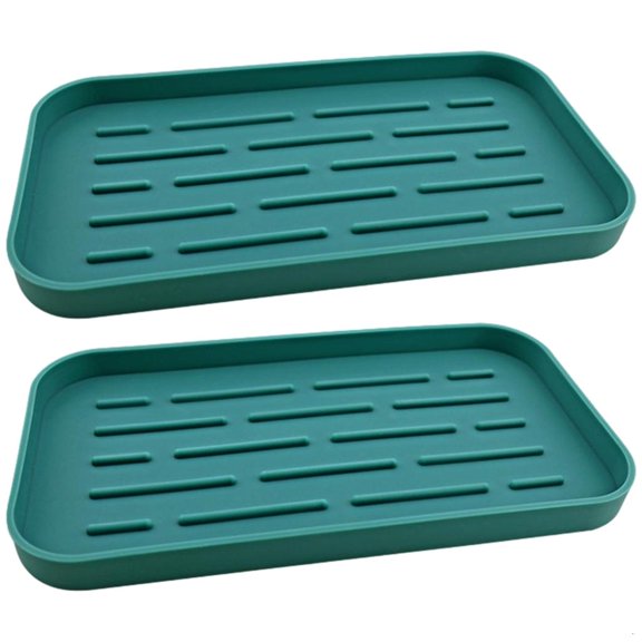 HannLk Foldable Silicone Dish Drying Rack Space Efficient Utensils Drainer