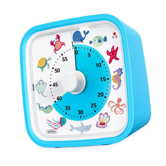 HannLk Fun Ocean Designs Kids Timers With Adjustable Volumes And 60 Minutes Ranges