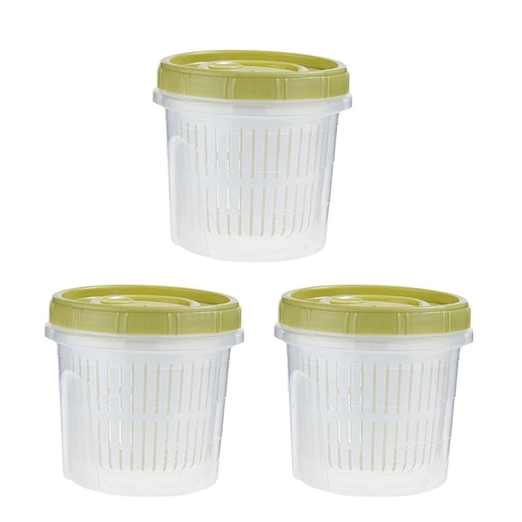 HannLk Functional 900ml Scallion Freshness Case Practical Kitchen Storage Containers