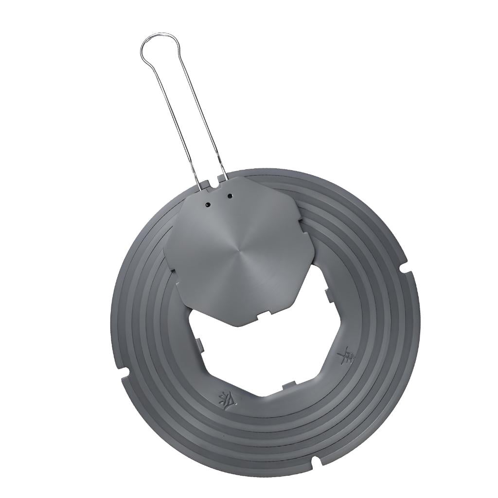 HannLk Gas Stove Heat Diffuser Plate Aluminum Detachable Cooking Aid 26Cm Round