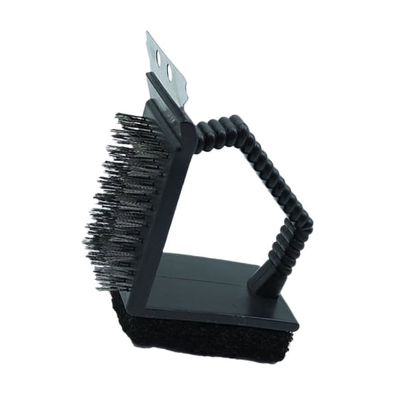 HannLk Grills Cleaning Tool Nonslip Stainless Steel Handle Brush For Outdoor Cooking