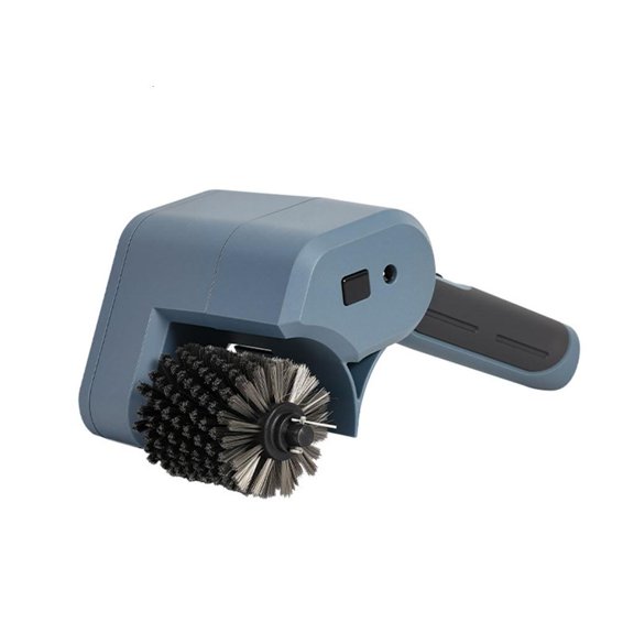 HannLk Handheld Barbecue Brush with Grooved Handle for Outdoor Care