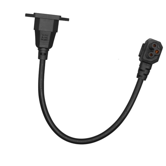 HannLk Heavy Duty C14 To C5 Power Cable 10A 250V Coppers Wire For Data Center
