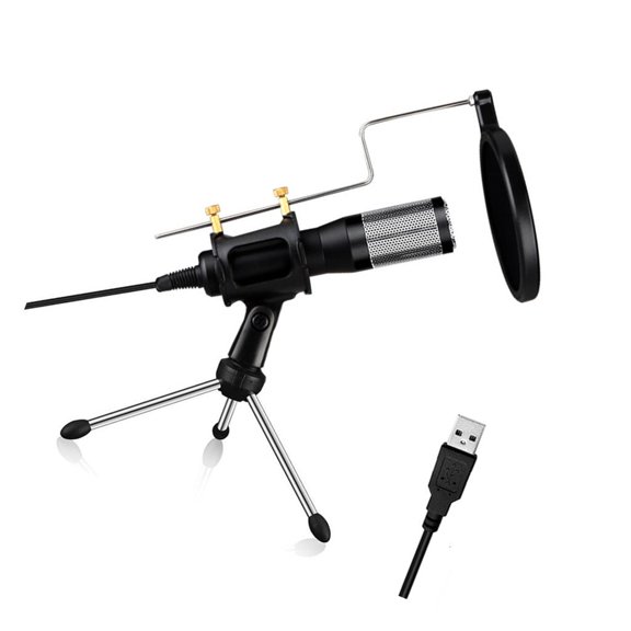 HannLk High Sensitivity Professional Dynamic Microphone for Streaming Computer