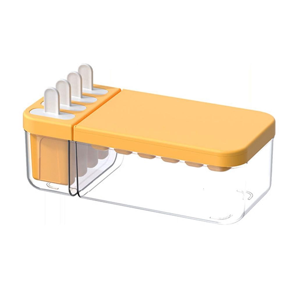 HannLk Ice Cube Tray Ice Balls Maker Freezer Ice Cream Mold 2in1 Ice Maker Container