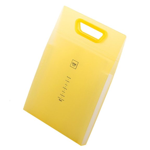 HannLk Large Capacity Expandable File Folders 13 Sections Waterproof Multiple Color